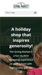Mobile Screenshot of givingmarket.com